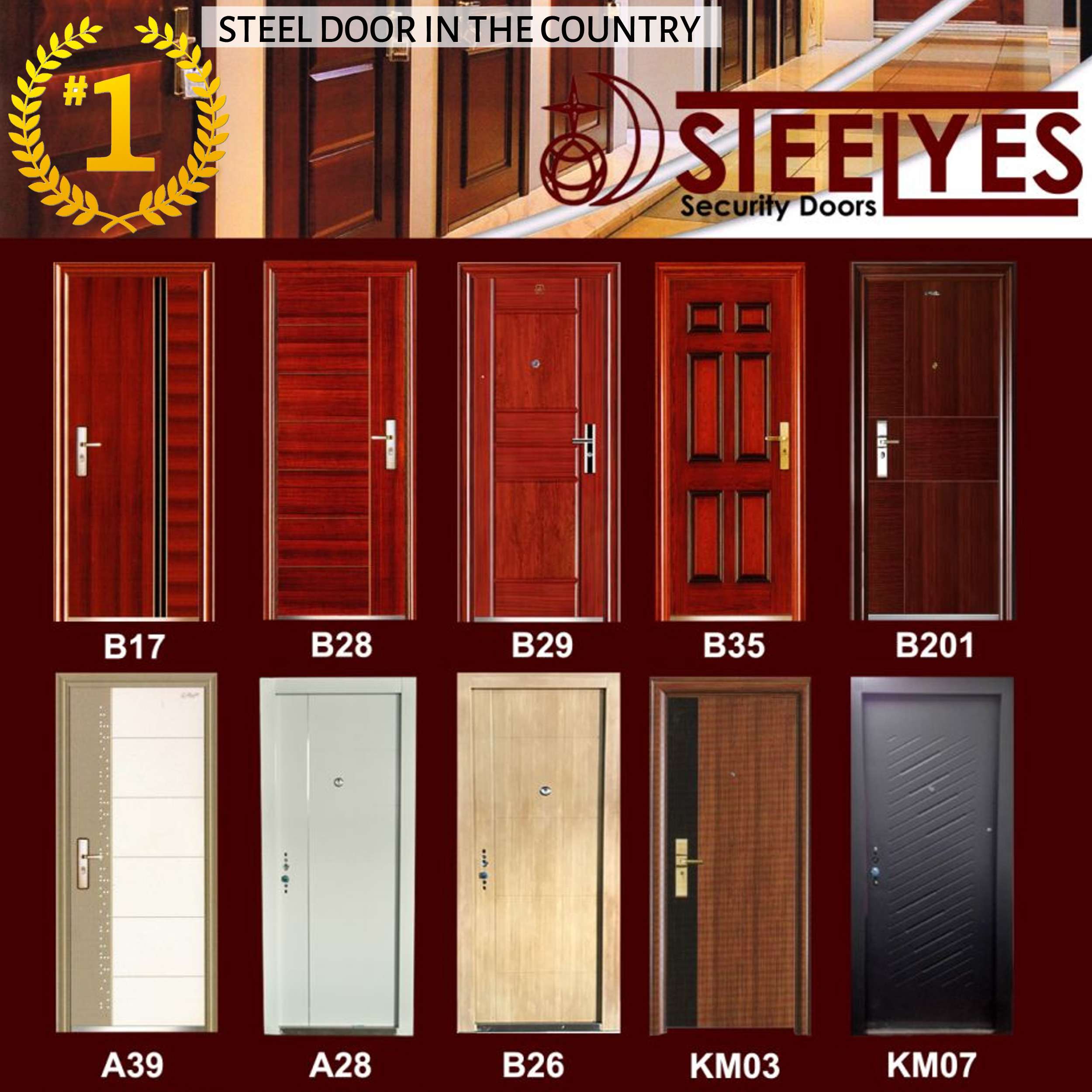No.1 Steel Door in the country